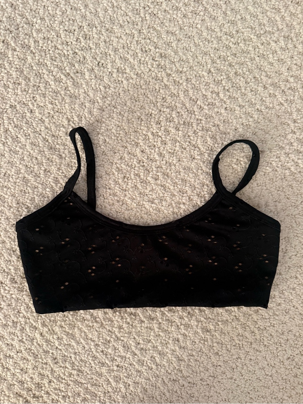 Strut-this eyelet bra top